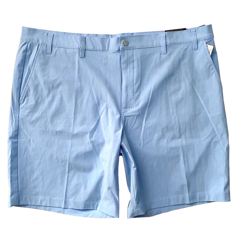 Callaway Opti Dri Nwt Chambray Blue Heather Stretch Golf Shorts 48 T 48T